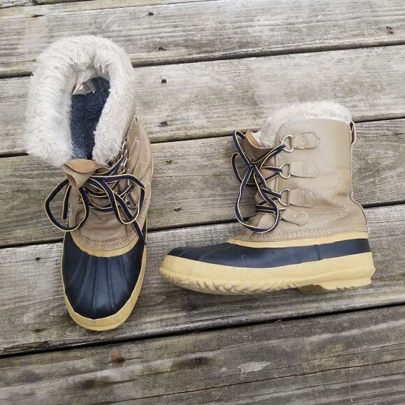 Vintage 90s y2k Sorel Manitou Iconic Winter Snow Duck Boots Waterproof Gorpcore